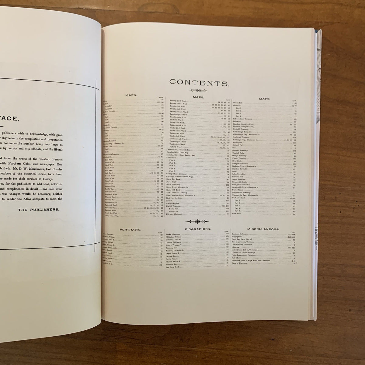 1892 Atlas of Cuyahoga County and the City of Cleveland Ohio