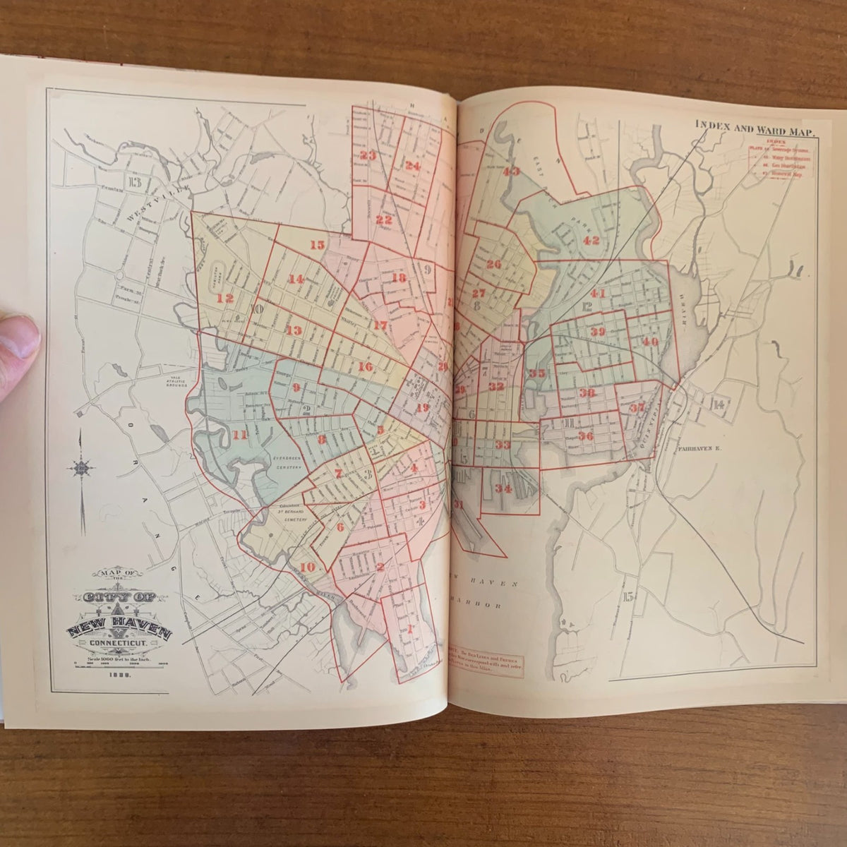 1888 Atlas of the City of New Haven, Connecticut