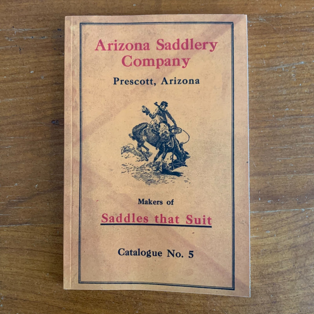 Frank Olzer & Arizona Saddlery Co. Catalogue and Price List No. 5