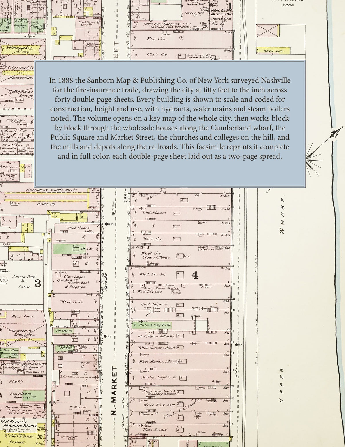 1888 Fire Insurance Maps and Atlas of Nashville, Tennessee