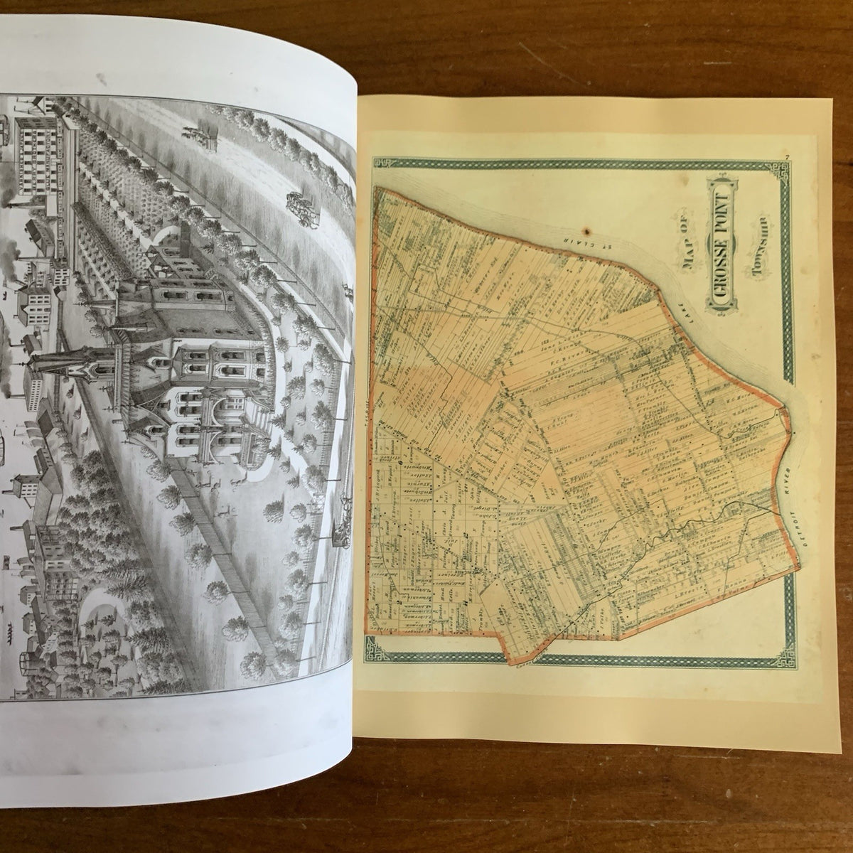 1876 Illustrated Historical Atlas of the County of Wayne, Michigan