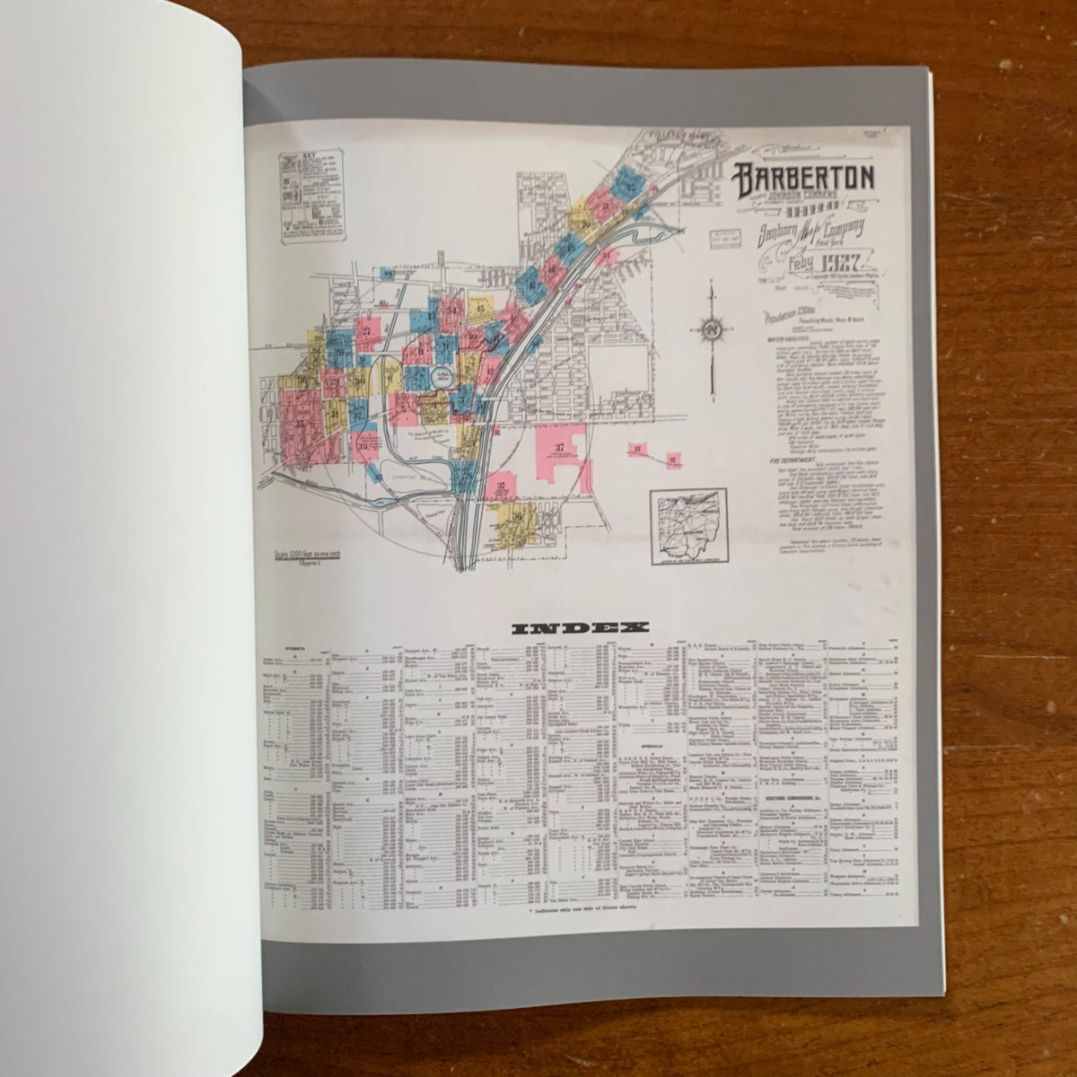 1927 Sanborn Fire Insurance Maps of Barberton, Ohio