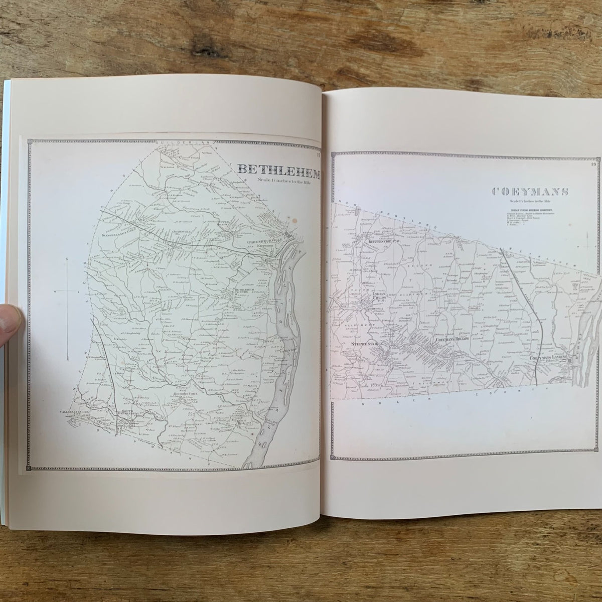 1866 New Topographical Atlas of Albany and Schenectady Counties, New York