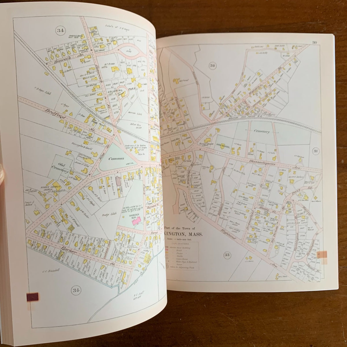 1898 Atlas of Watertown, Belmont, Arlington and Lexington, Massachusetts