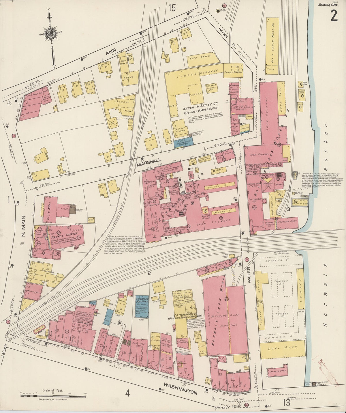 1922 Fire Insurance Maps and Atlas of Norwalk, Connecticut