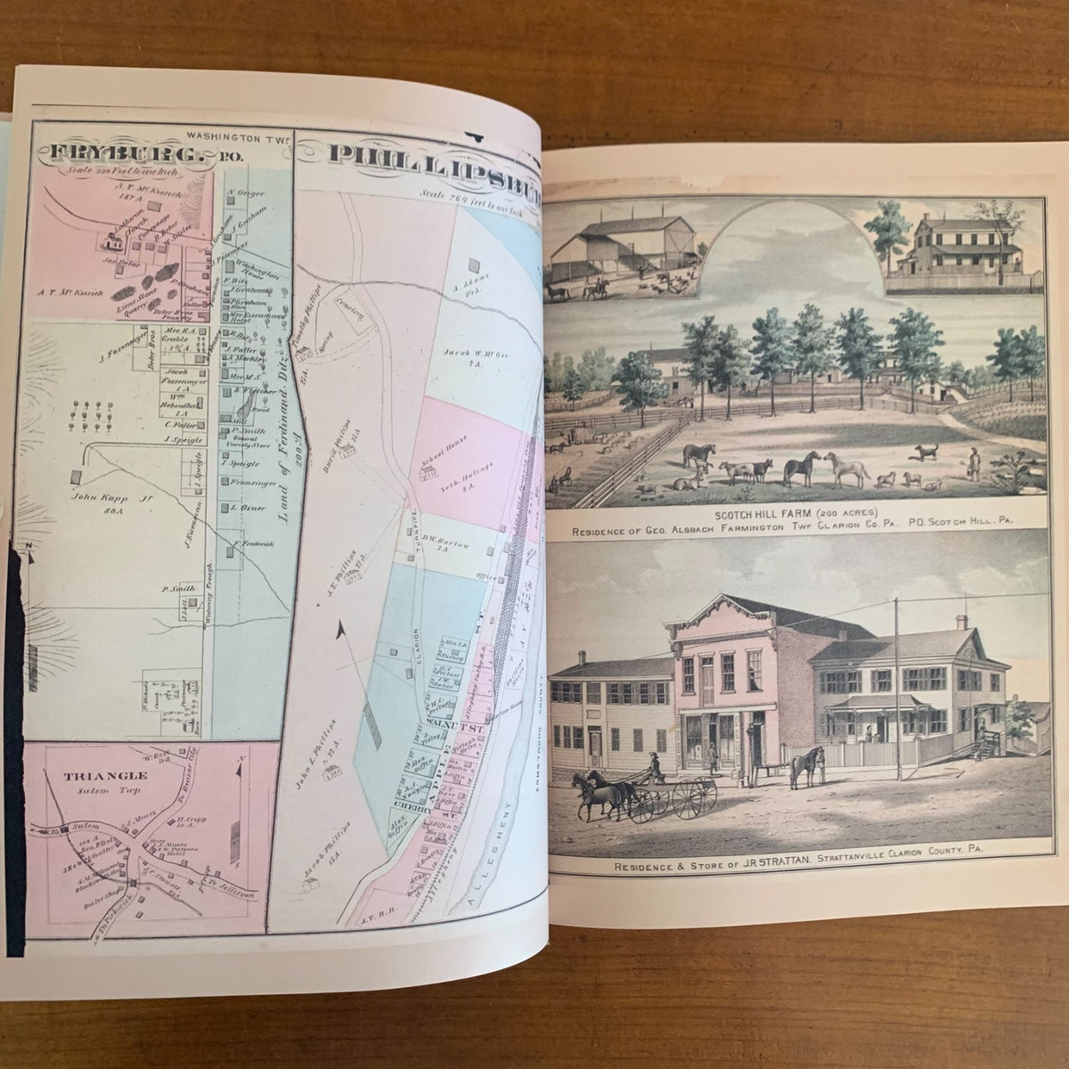 1877 Illustrated Historical Atlas of Clarion County, Pennsylvania