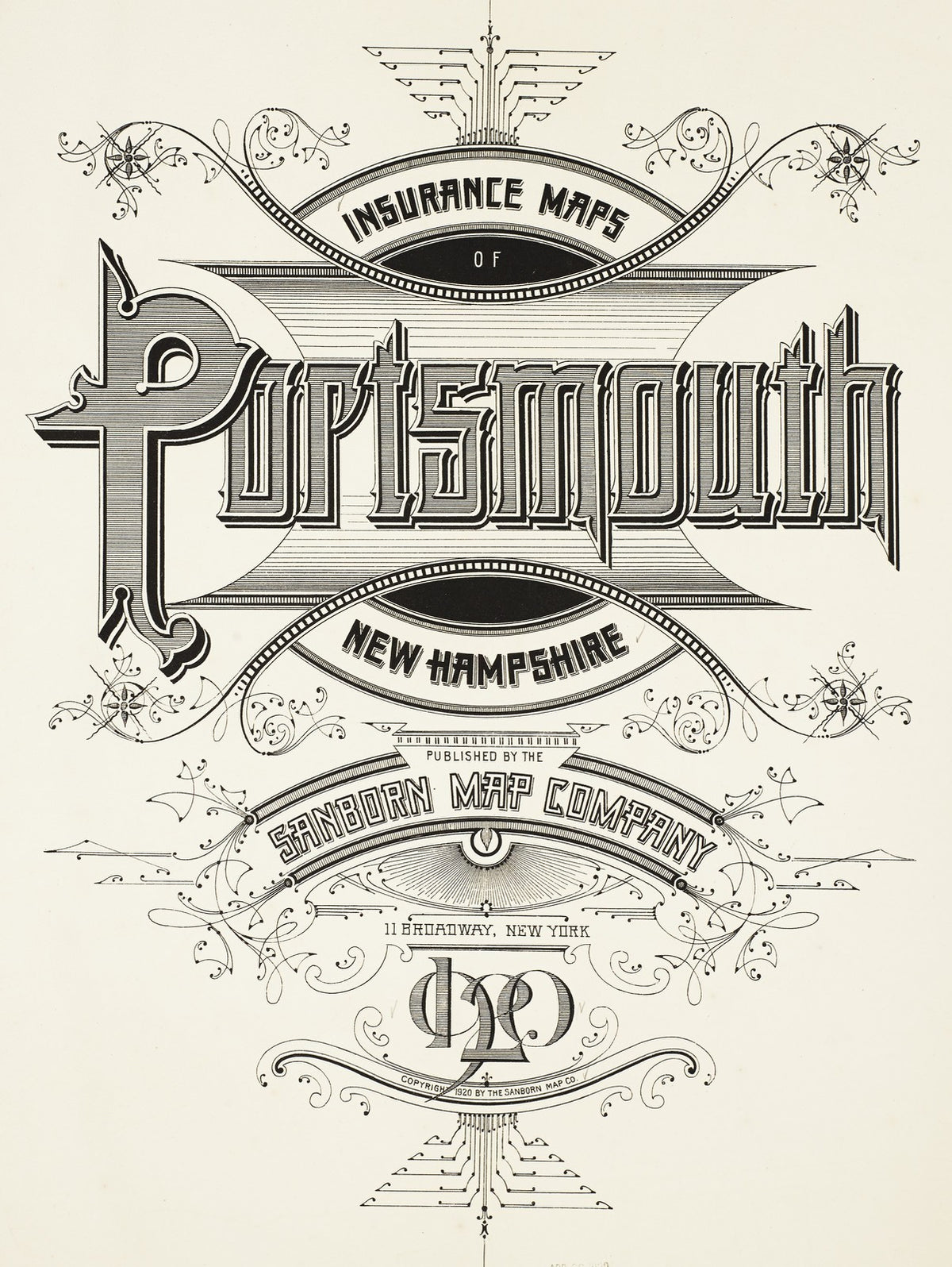 1920 Fire Insurance Maps and Atlas of Portsmouth, New Hampshire