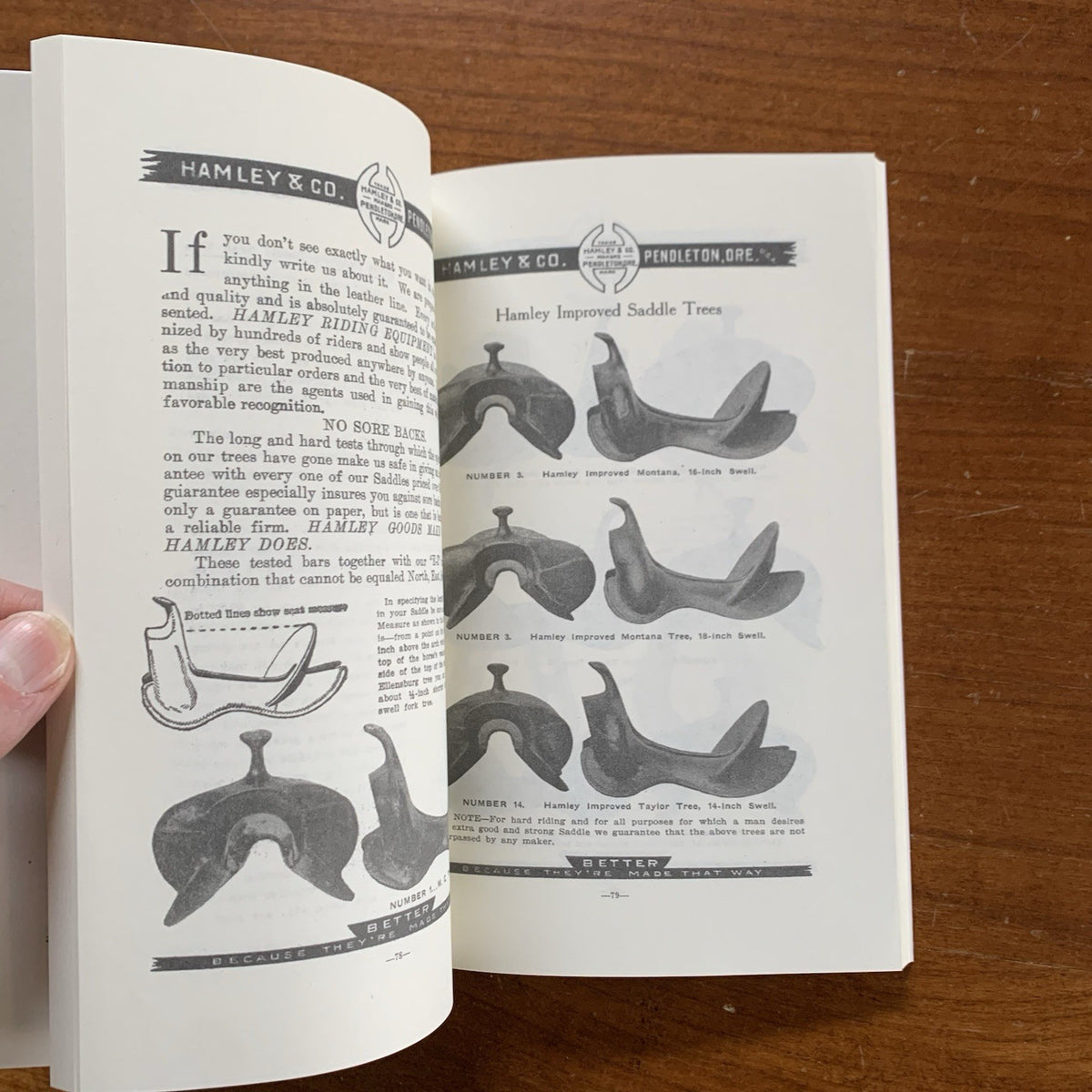 1915 Hamley Saddles Catalog No. 10