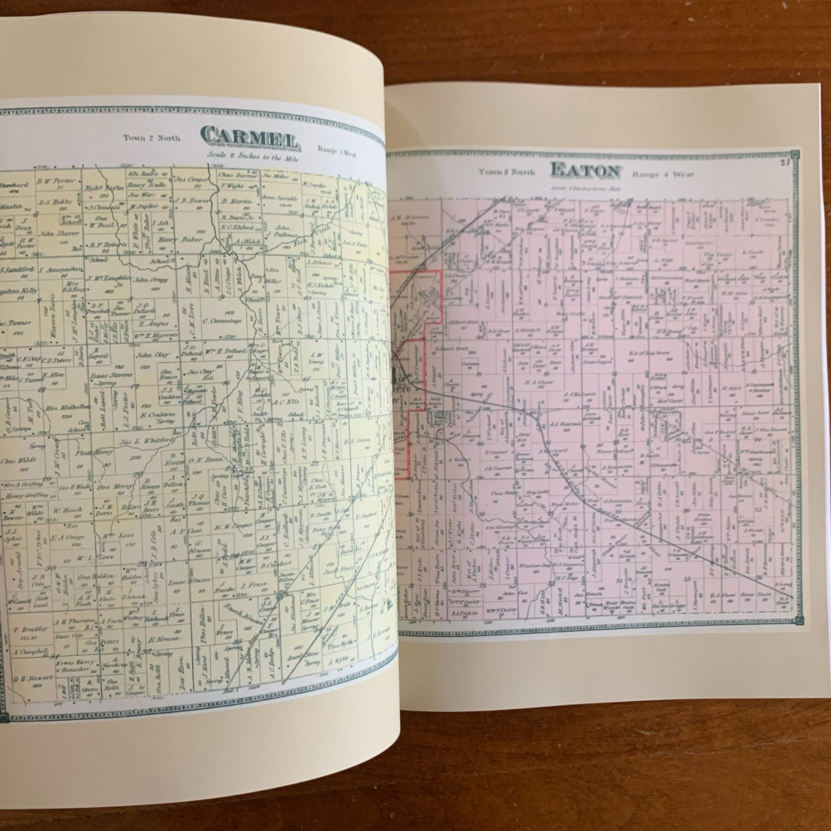 1873 Atlas of Eaton County, Michigan