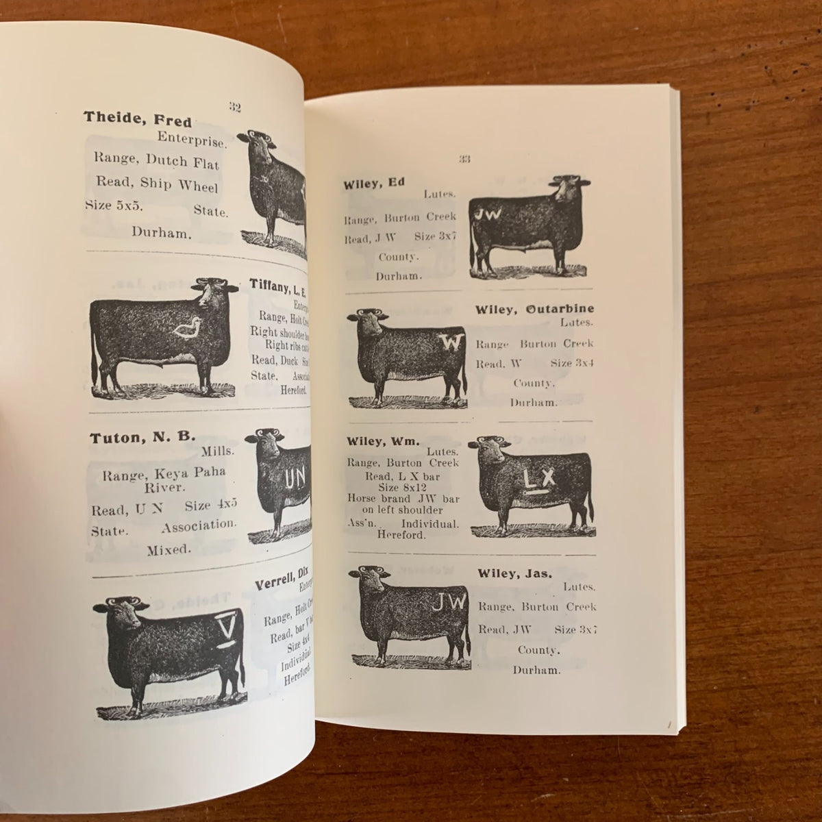 1902 The Stockman's Brand Book, Keya Paha County Nebraska