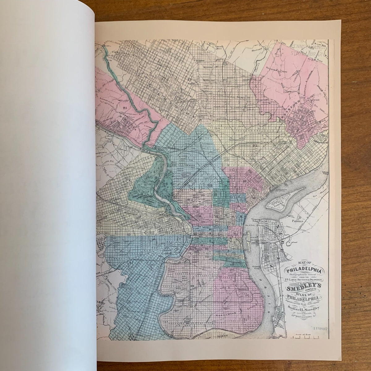 1874 Atlas of Philadelphia, Volume 1: 5th, 7th and 8th Wards
