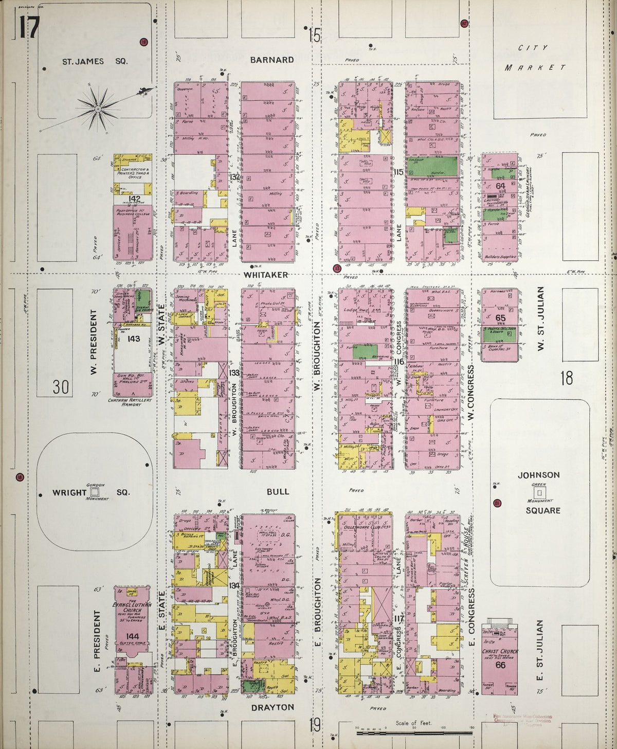 1898 Fire Insurance Maps and Atlas of Savannah, Georgia