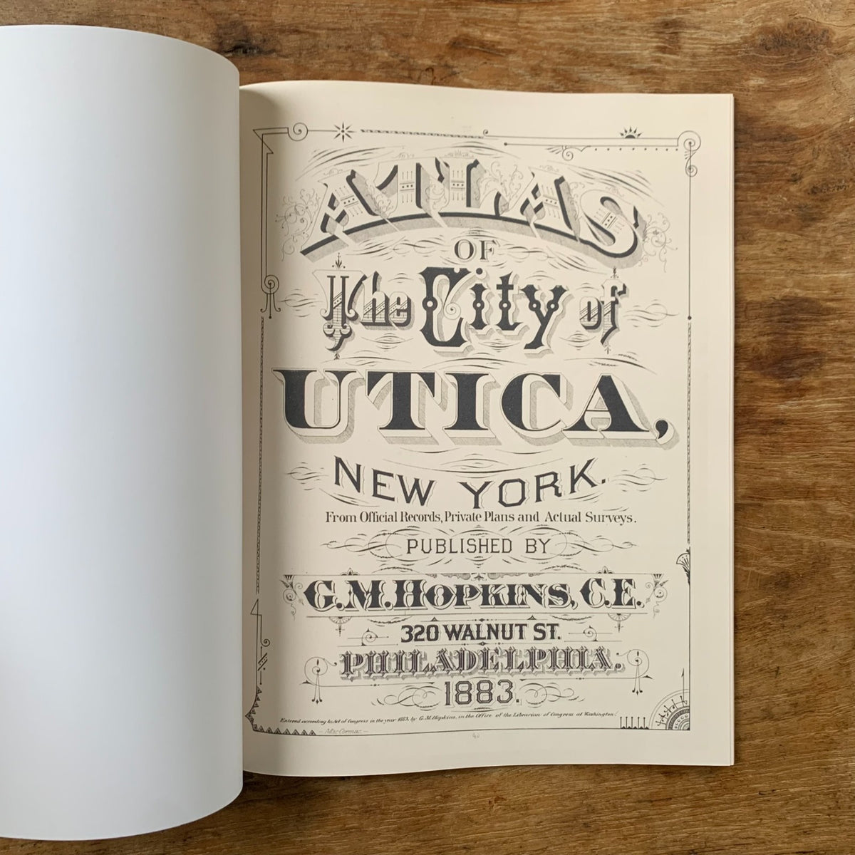 1883 Atlas of the City of Utica, New York
