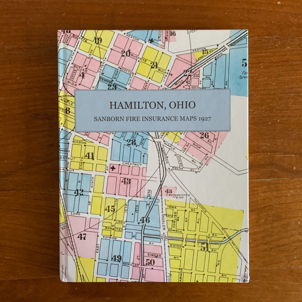 1927 Hamilton, Ohio Sanborn Fire Insurance Maps and Atlas