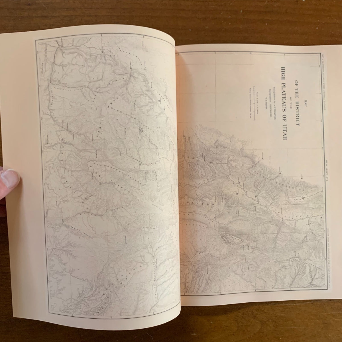 1879 Atlas of the High Plateaus of Utah