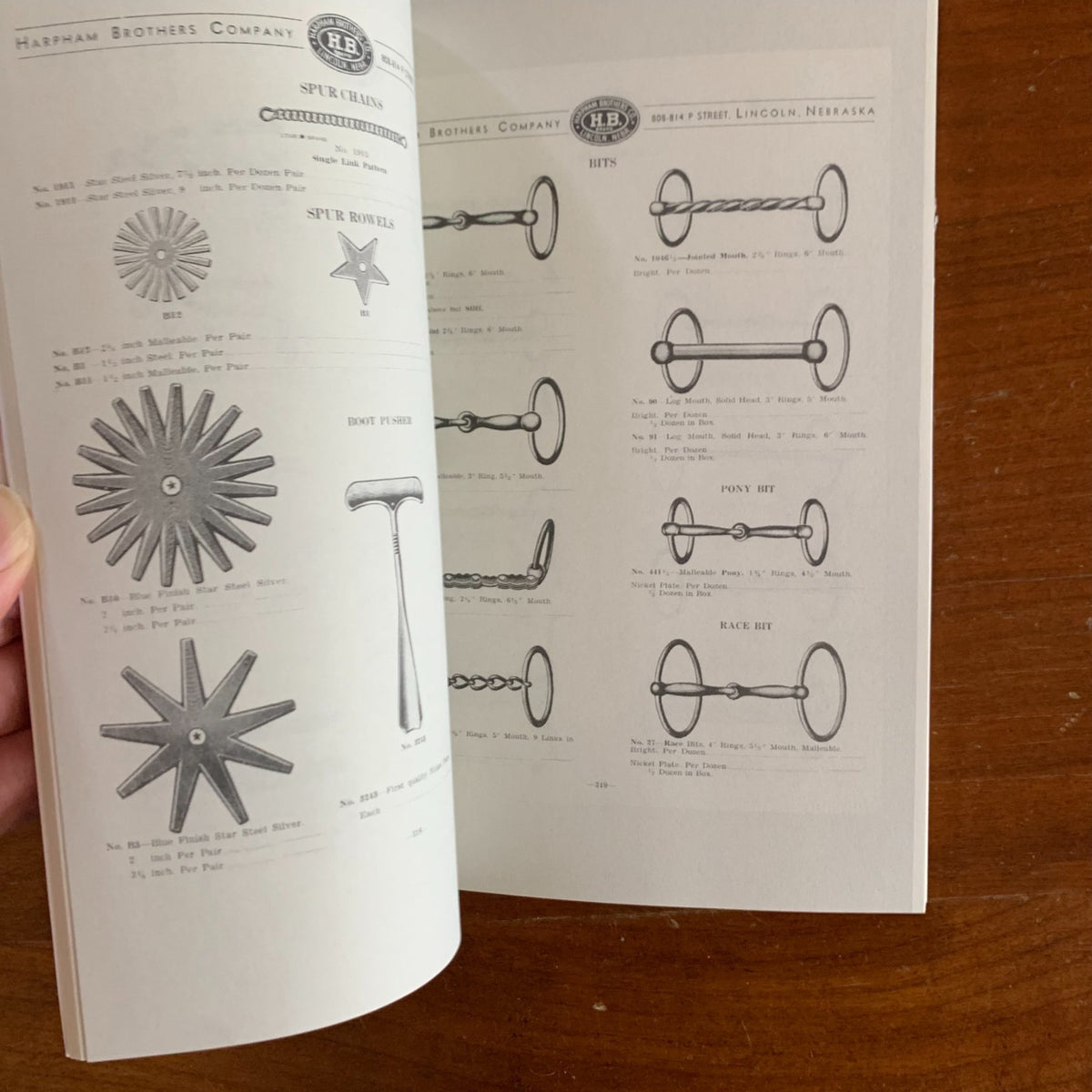 Harpham Brothers Company Catalog No. 36 Saddlery Accessories