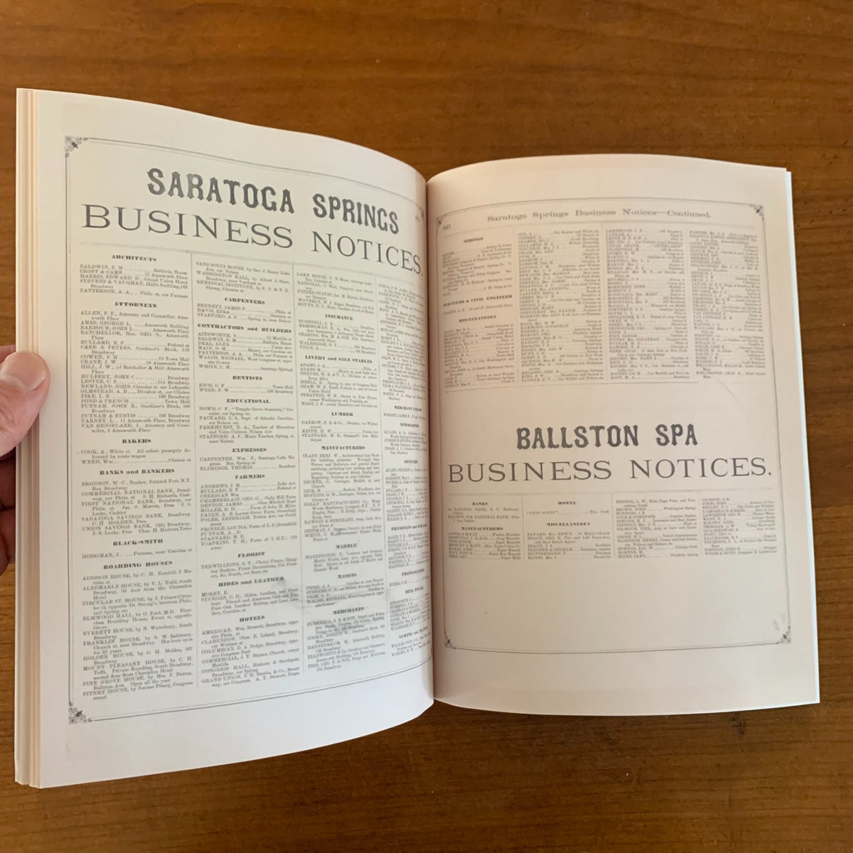 1876 Combination Atlas of Saratoga and Ballston, New York