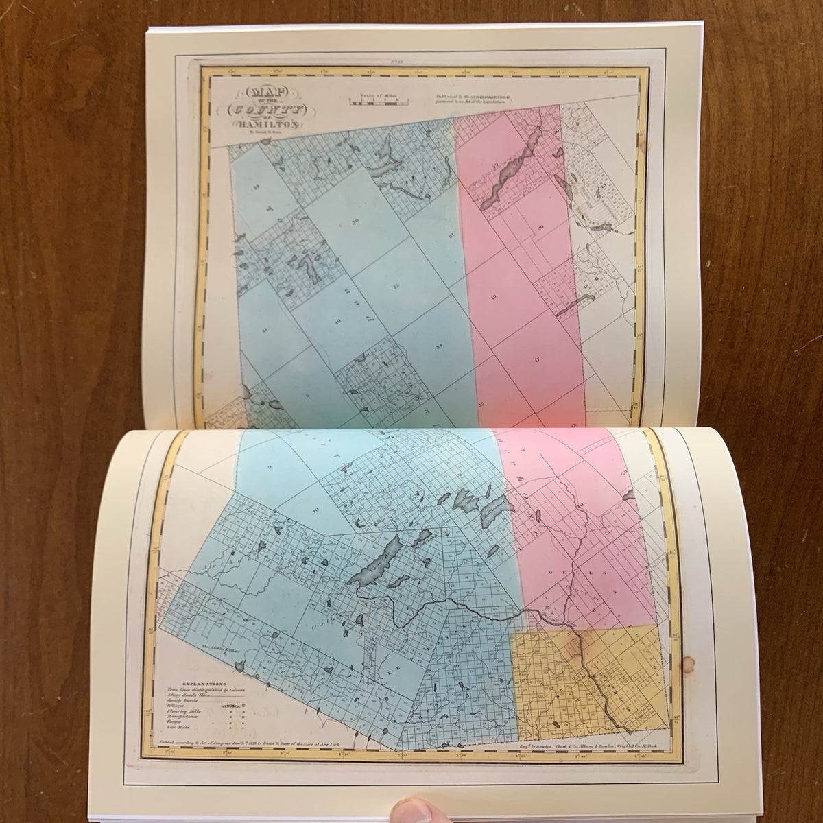 1832 Burr's Atlas of the State of New York — David H. Burr