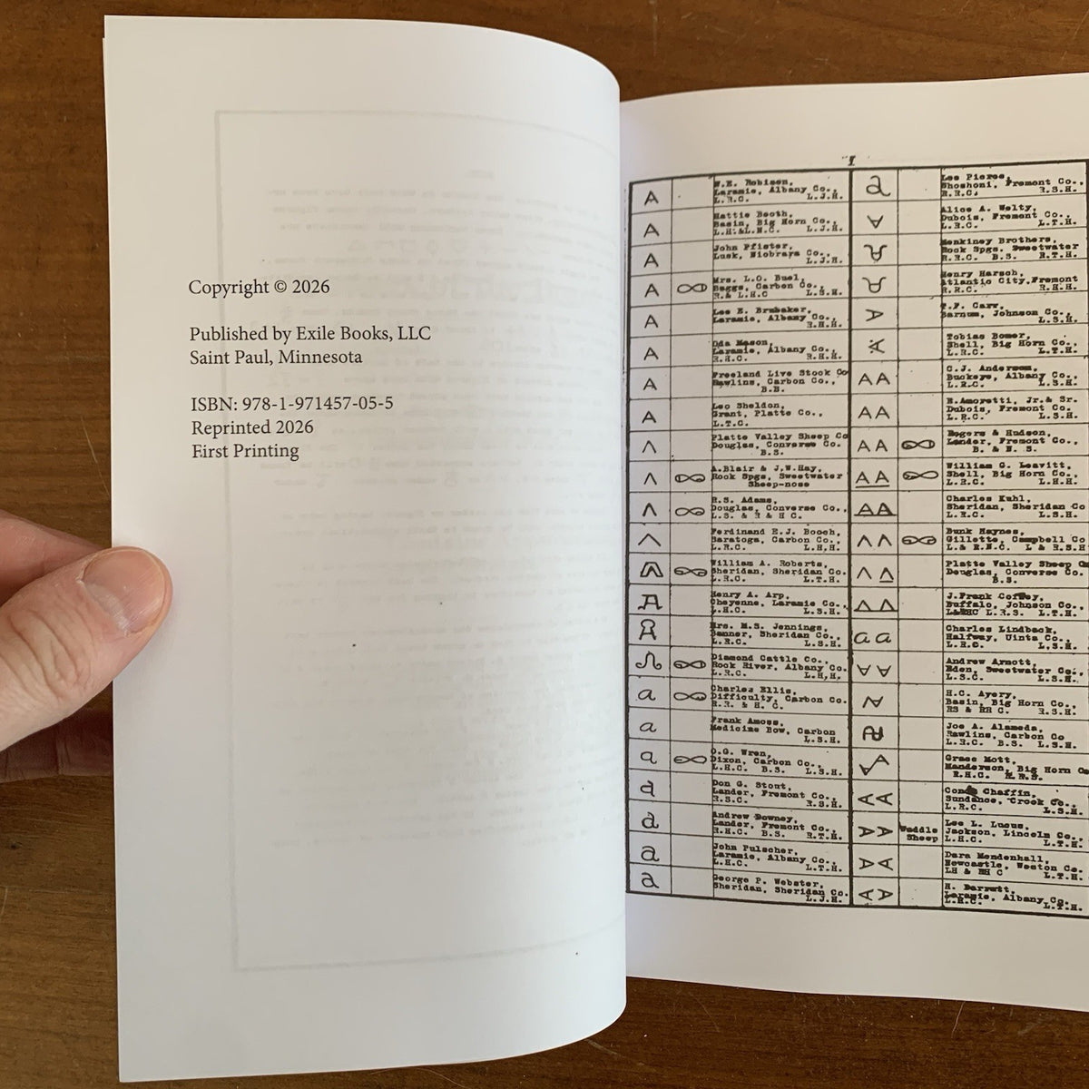 1916 Official Brand Book of the State of Wyoming: Live Stock Laws