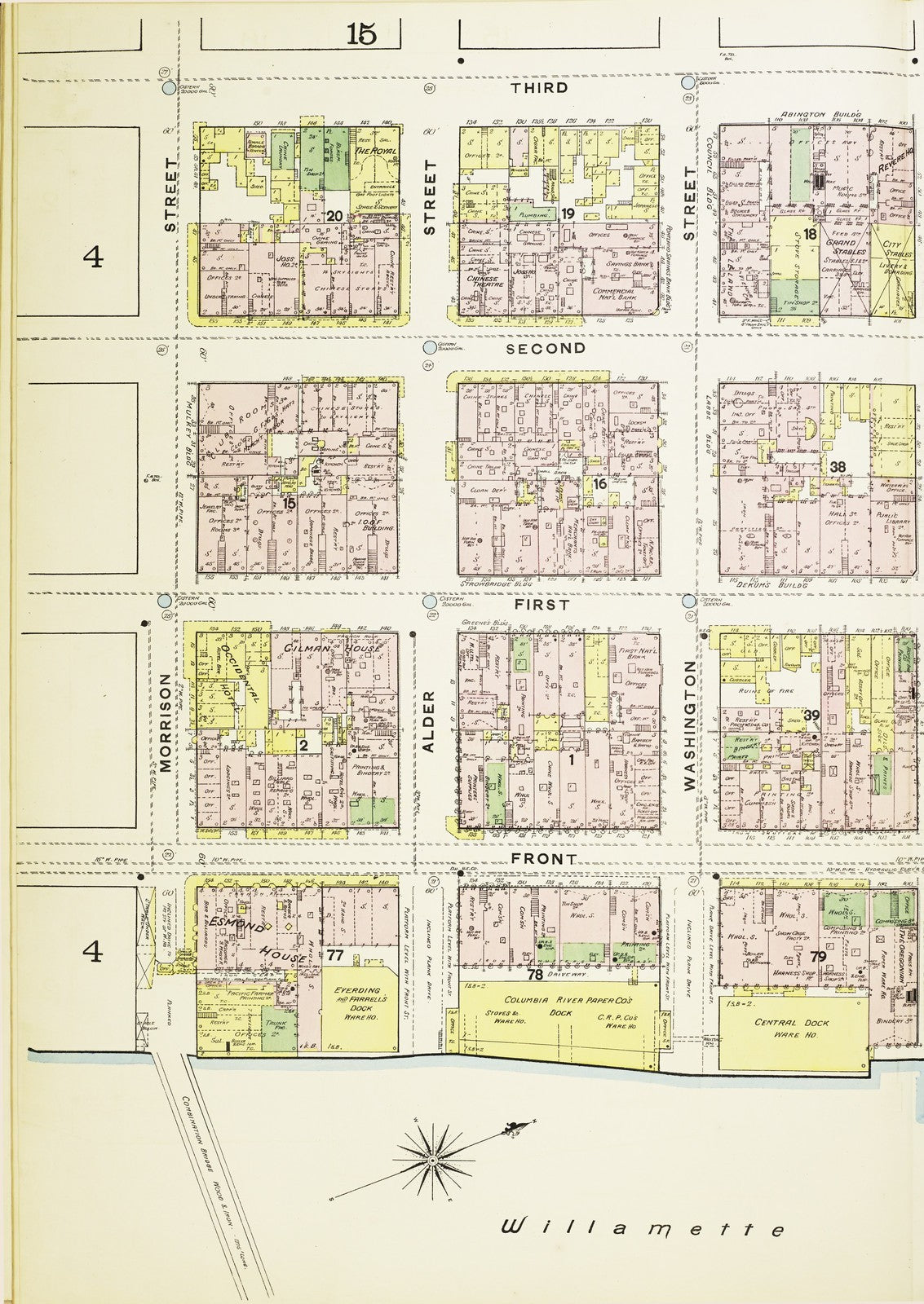 1889 Fire Insurance Maps and Atlas of Portland, Oregon, Volume 1