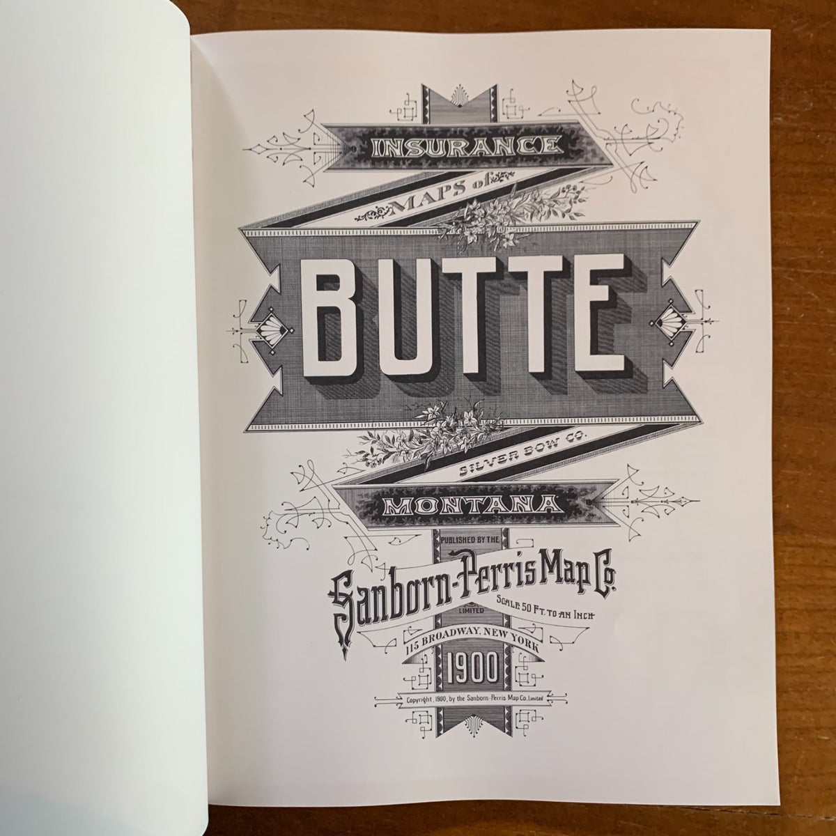 1900 Butte, Montana Sanborn Fire Insurance Maps and Atlas
