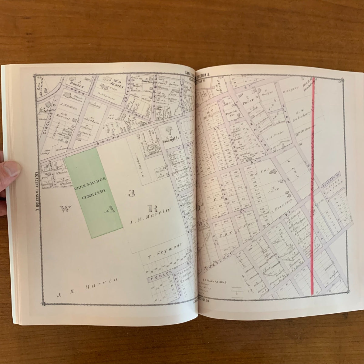1876 Combination Atlas of Saratoga and Ballston, New York