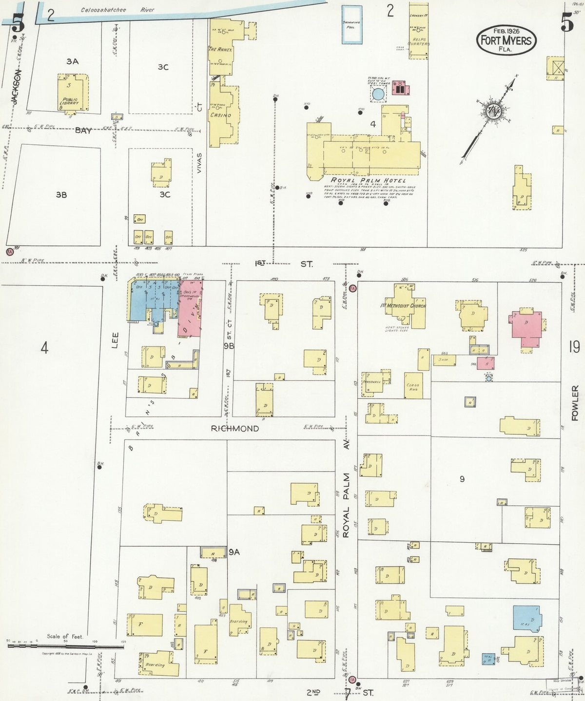 1926 Fire Insurance Maps and Atlas of Fort Myers, Florida