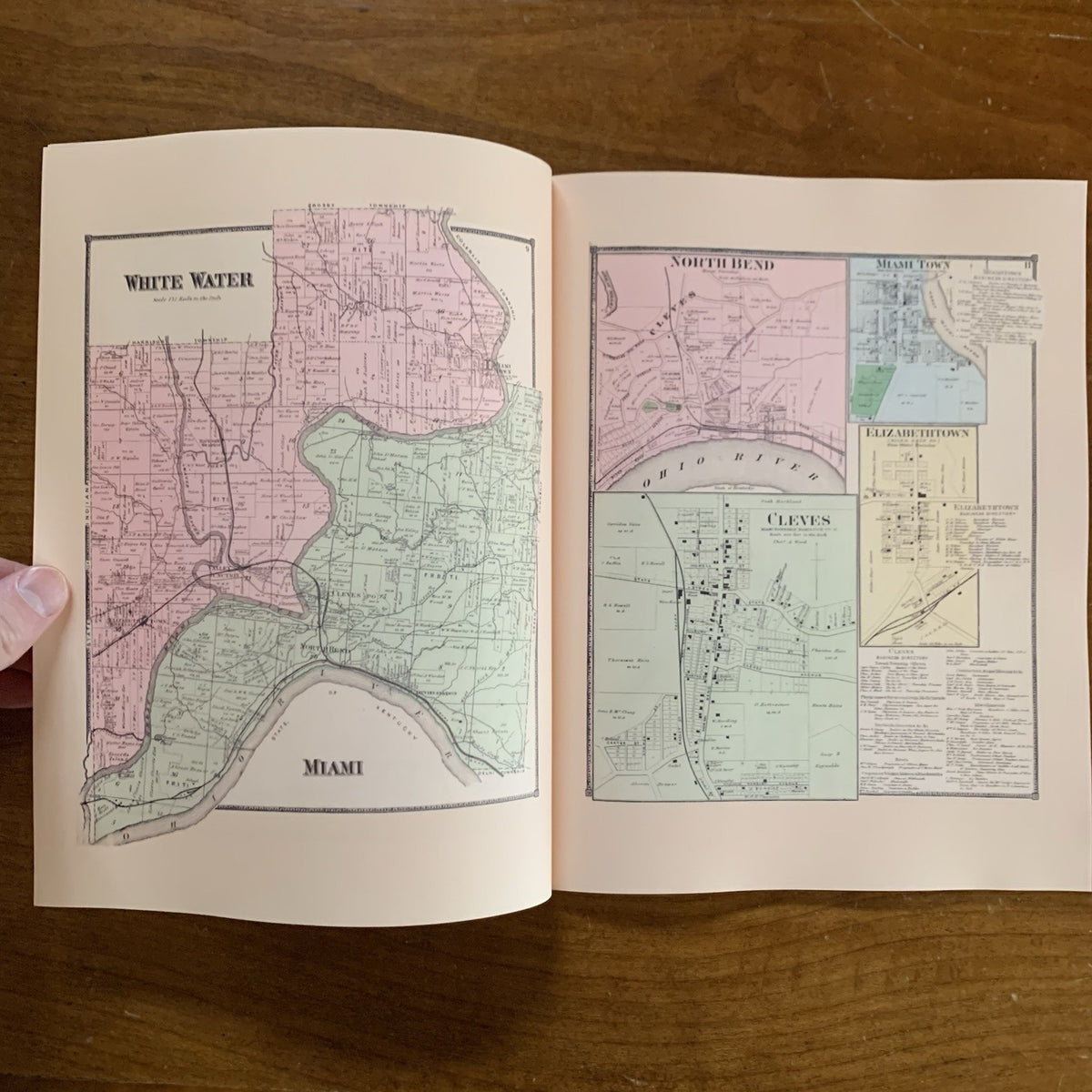 1869 Atlas of Hamilton County, Ohio (Cincinnati)