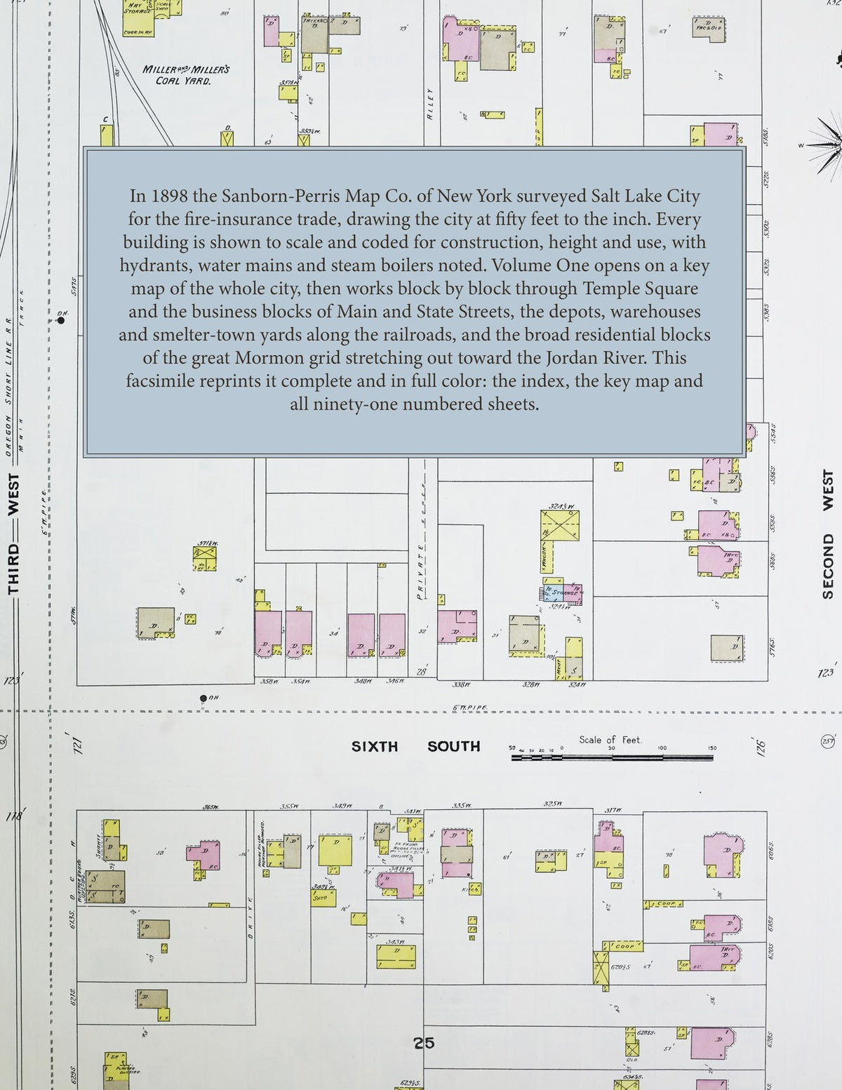 1898 Fire Insurance Maps and Atlas of Salt Lake City, Utah, Volume 1