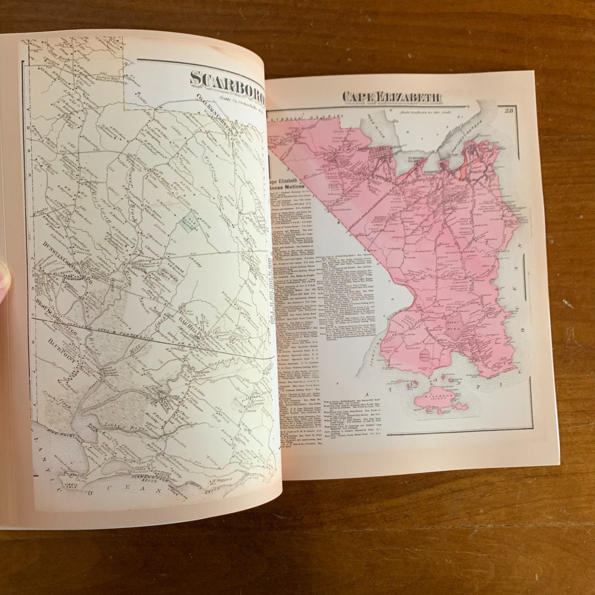 1871 Atlas of Cumberland County, Maine