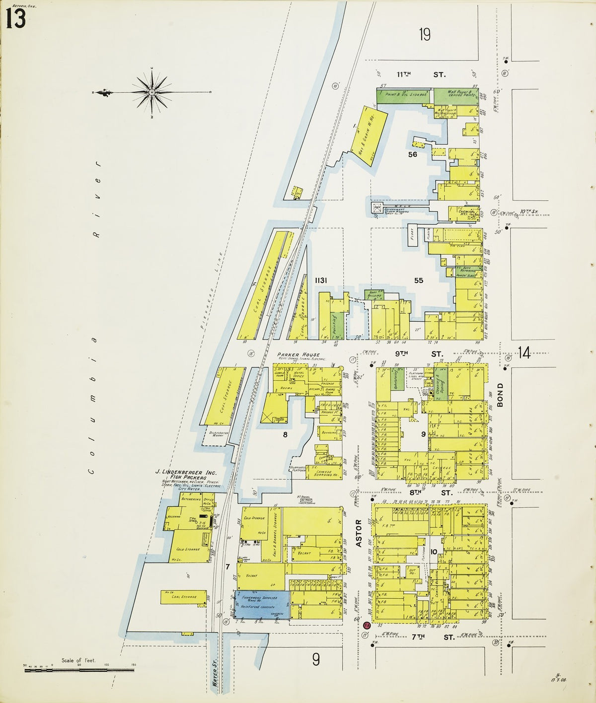 1908 Fire Insurance Maps and Atlas of Astoria, Oregon