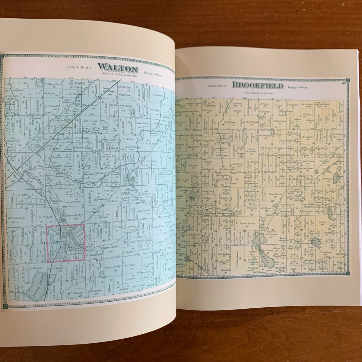1873 Atlas of Eaton County, Michigan