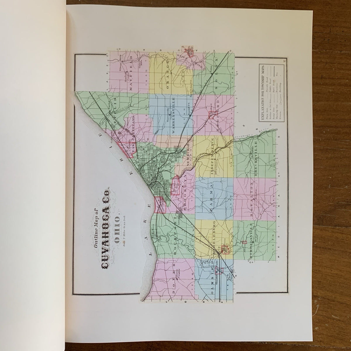 1874 Atlas of Cuyahoga County, Ohio (Cleveland)