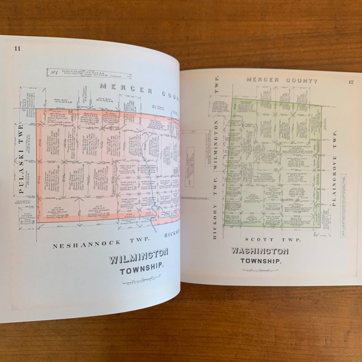 1909 Warrantee Atlas of Lawrence County, Pennsylvania