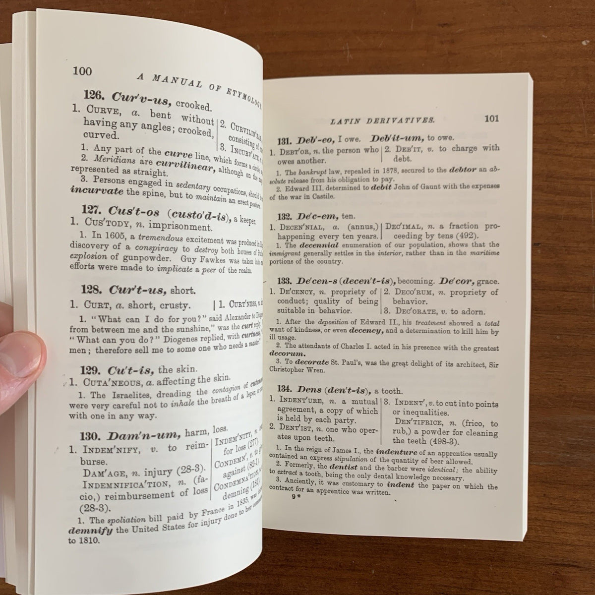 1879 A Manual of Etymology Containing Latin and Greek Derivatives Webb