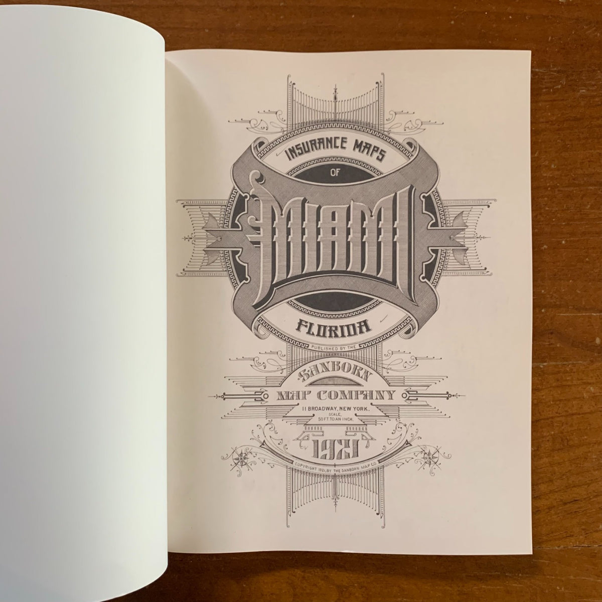1921 Miami, Florida Sanborn Fire Insurance Atlas
