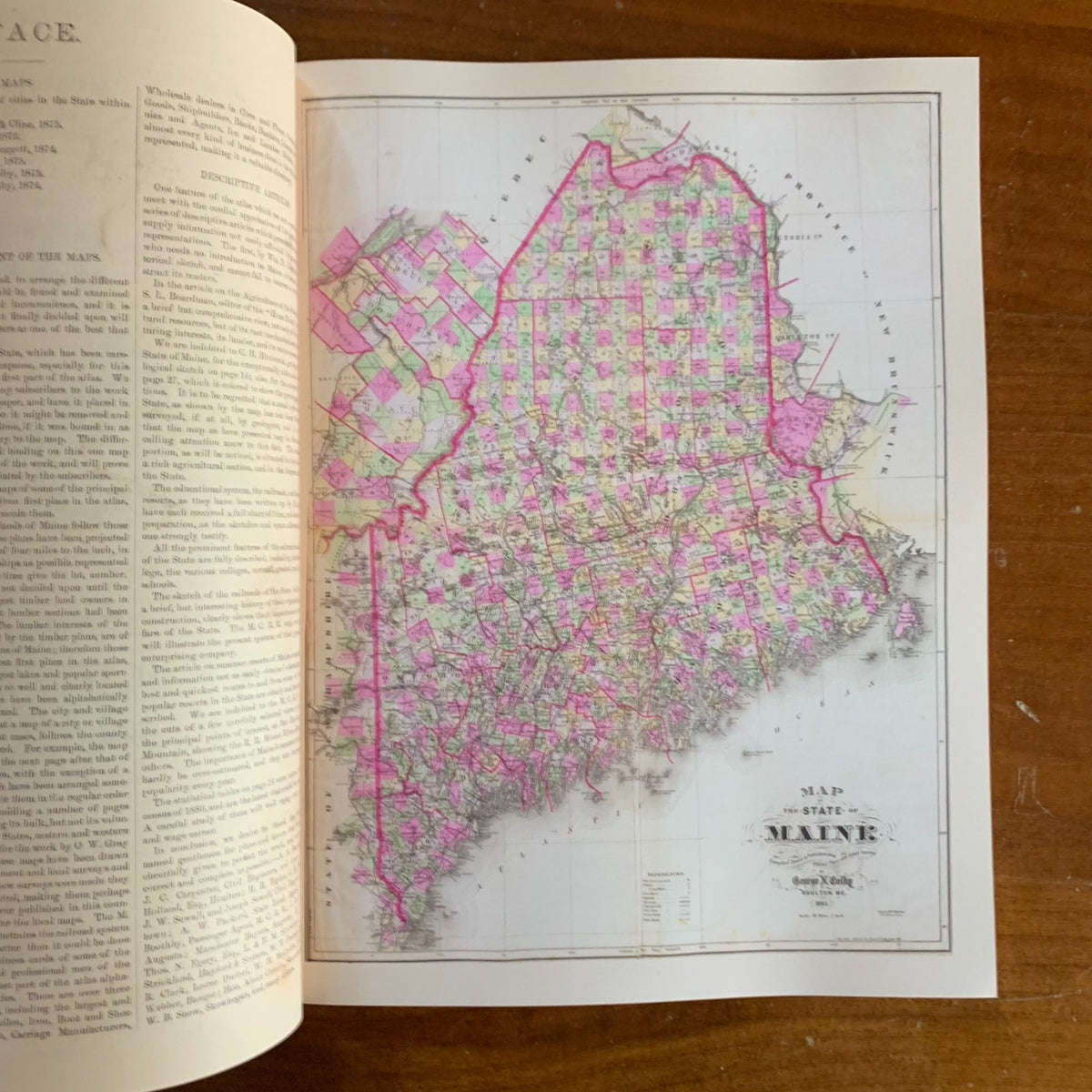 1885 Atlas of the State of Maine