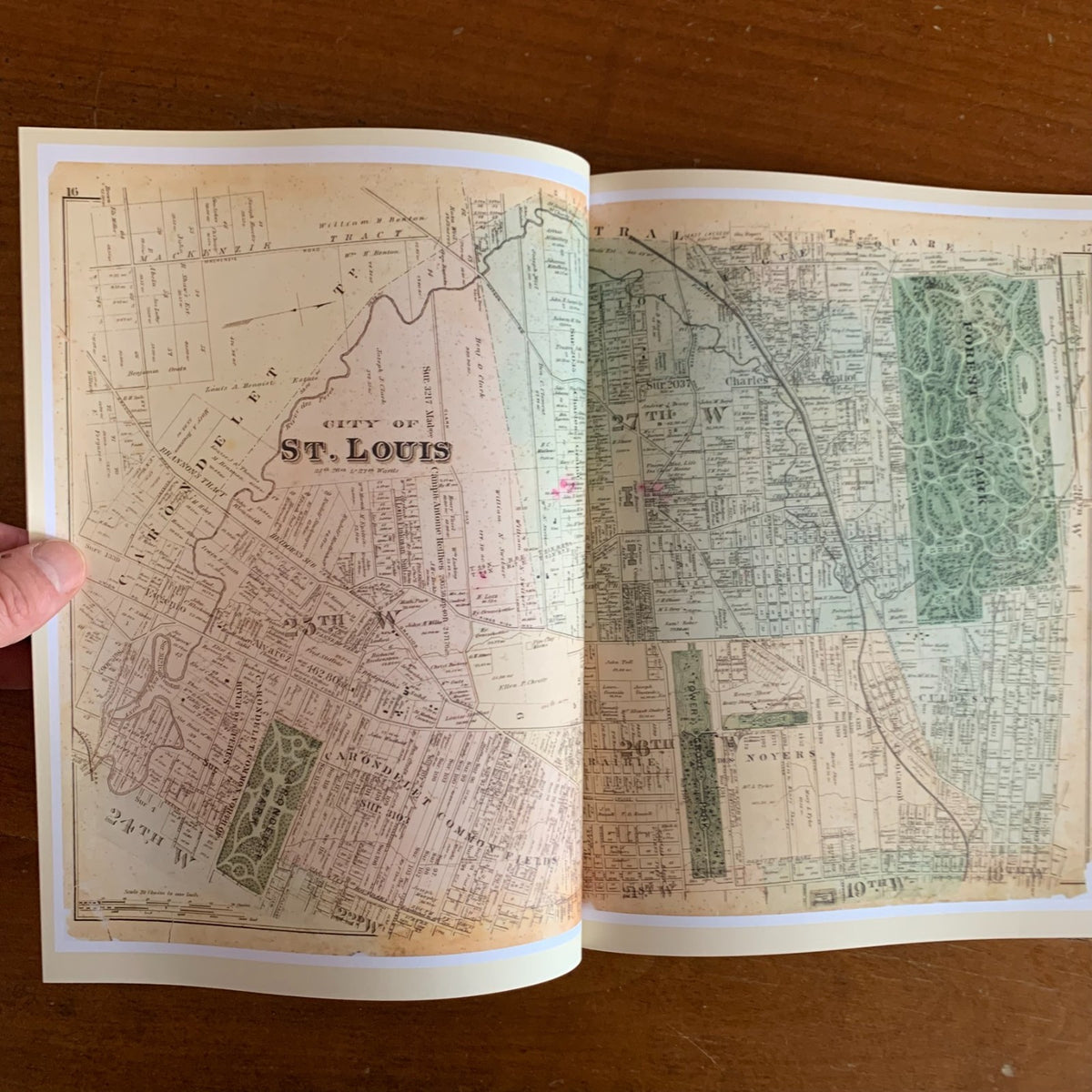 1878 Pitzman's Atlas of St. Louis City and County, Missouri