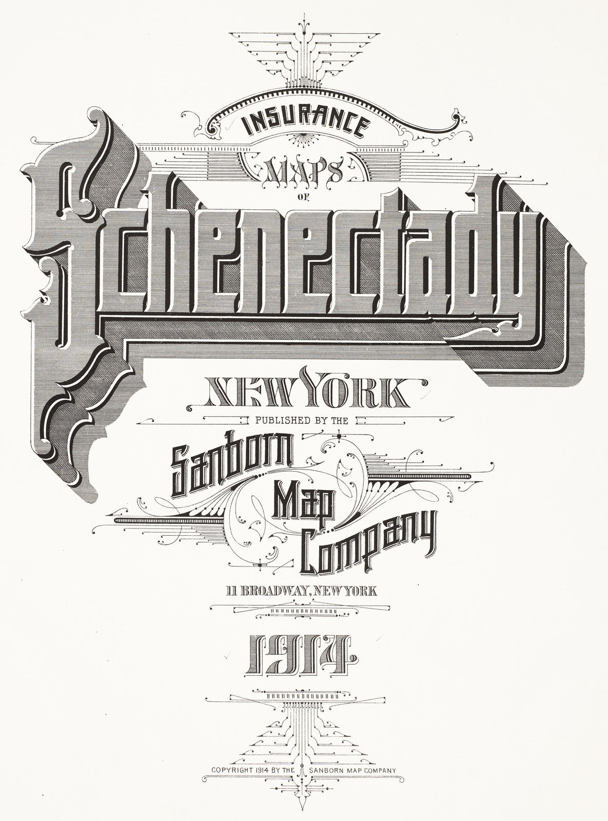1914 Fire Insurance Maps and Atlas of Schenectady, New York