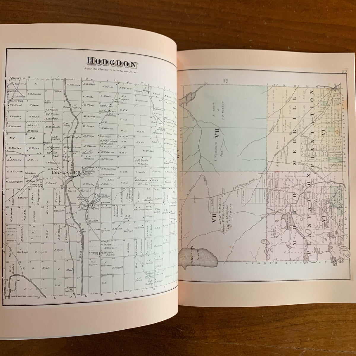 1877 Atlas Of Aroostook County Maine