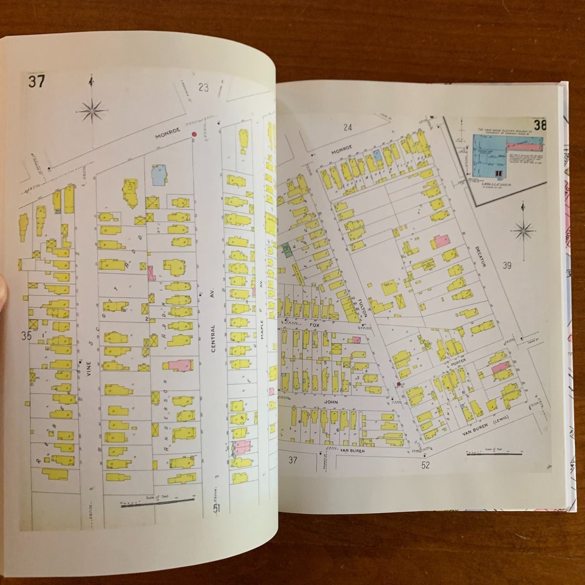 1905 Sandusky, Ohio Sanborn Fire Insurance Maps and Atlas