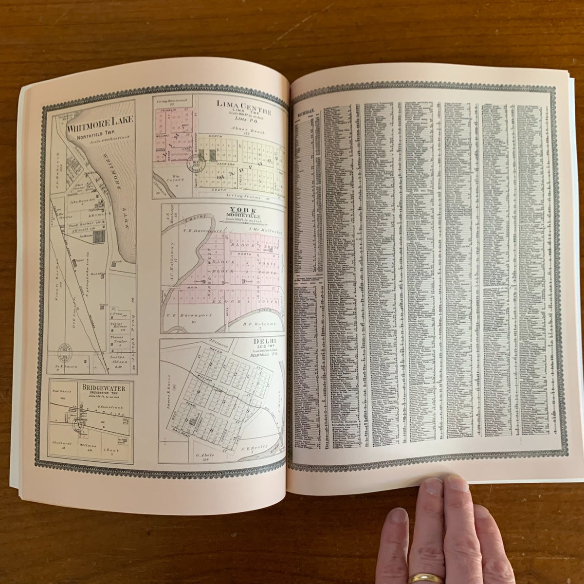 1895 Standard Atlas and Plat Book of Washtenaw County, Michigan