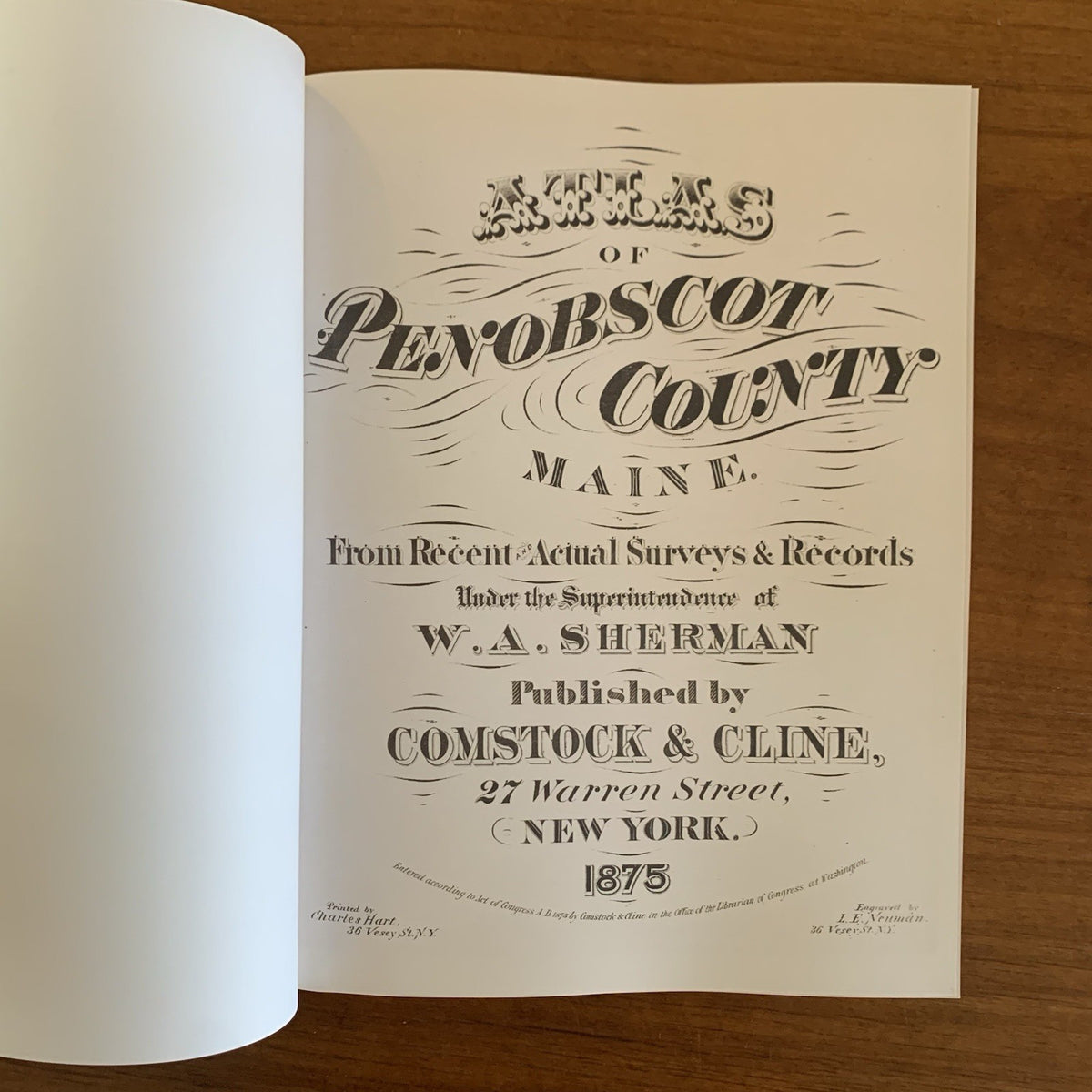 1875 Atlas of Penobscot County, Maine