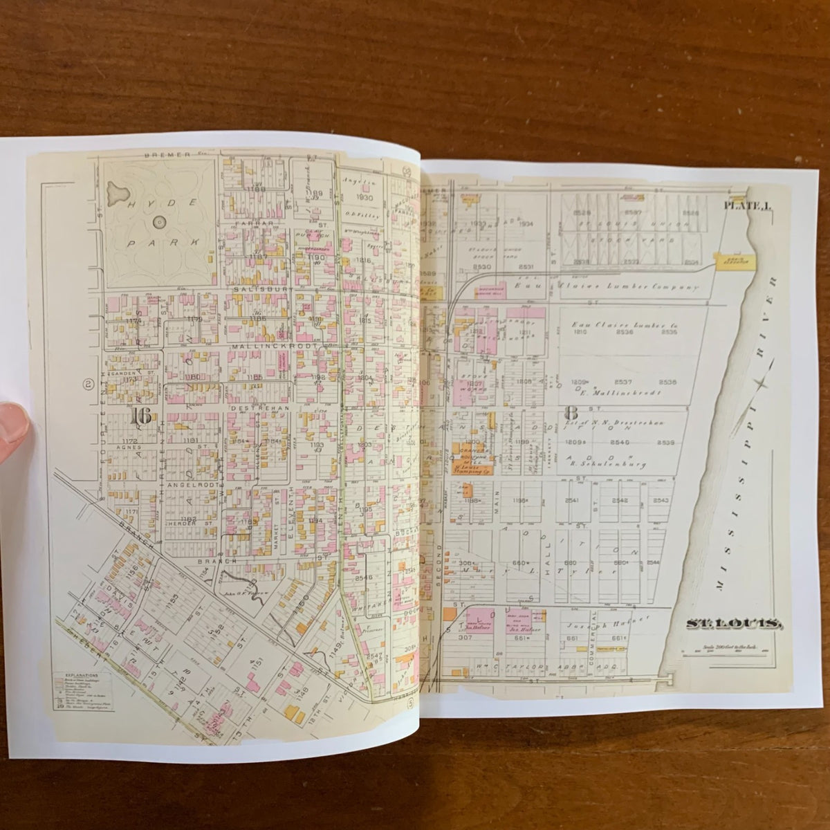 1883 Hopkins Atlas of the City of St. Louis, Missouri
