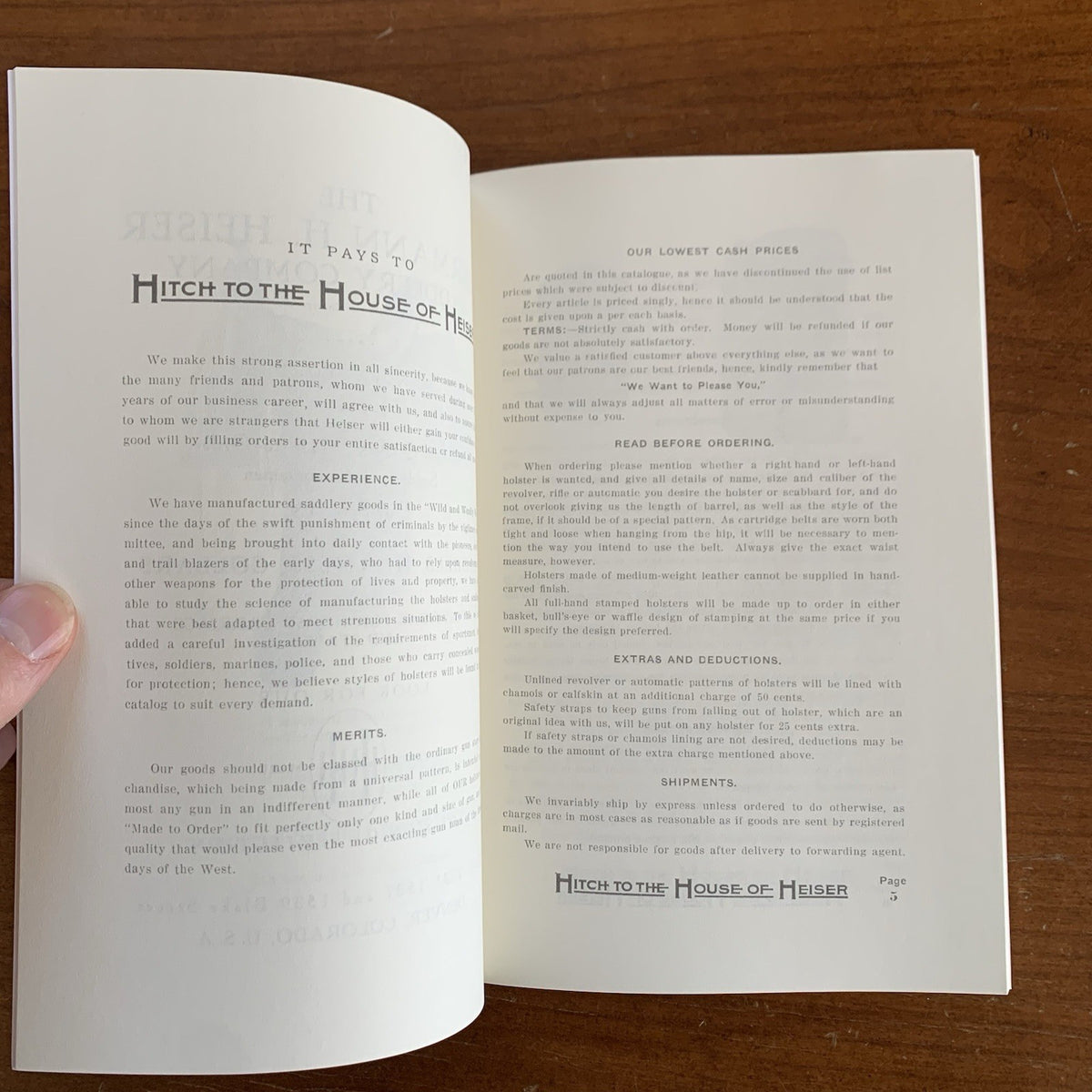 The Hermann H. Heiser Saddlery Co. Catalog No. 14
