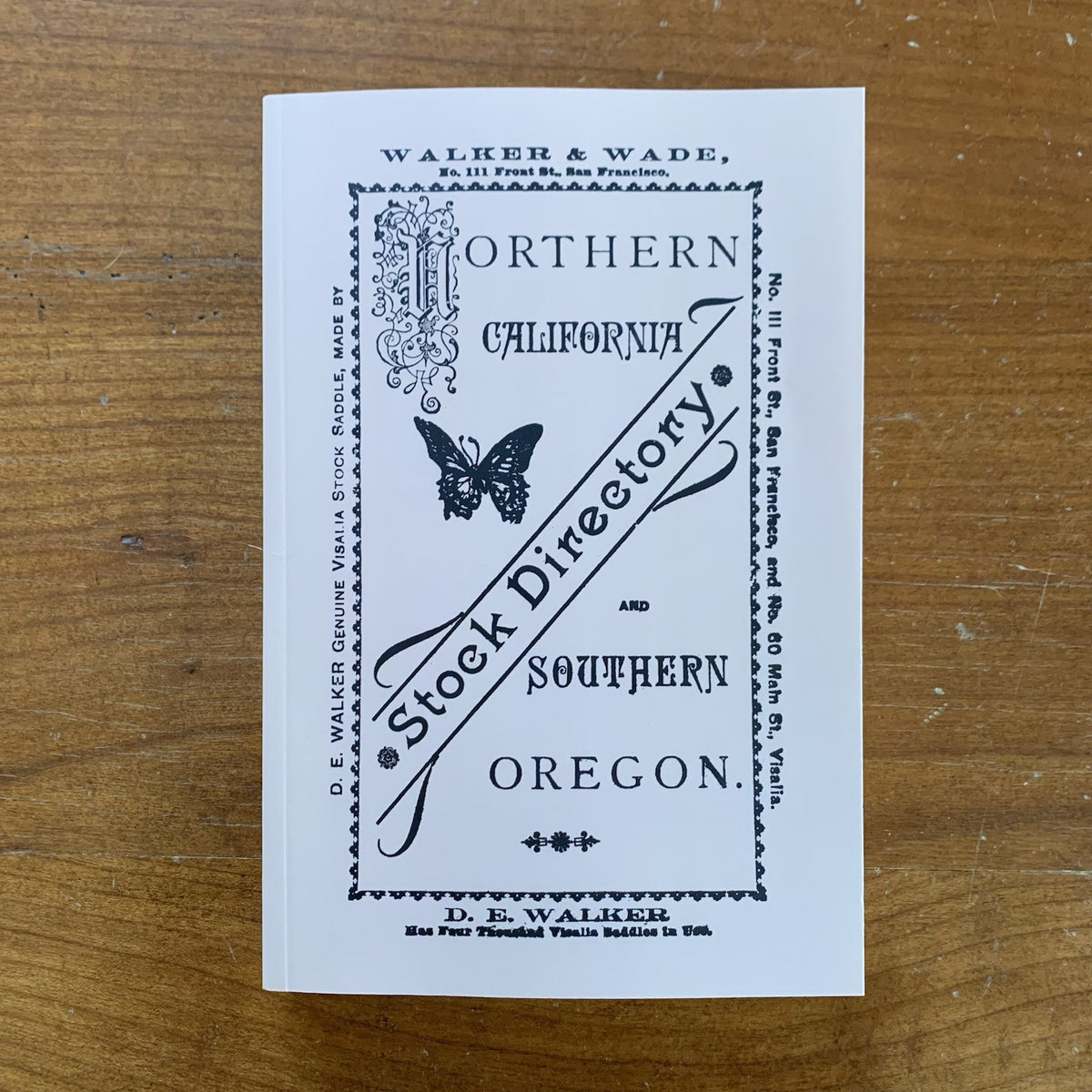 1888 Northern California and Southern Oregon Brand Book Stock Directory