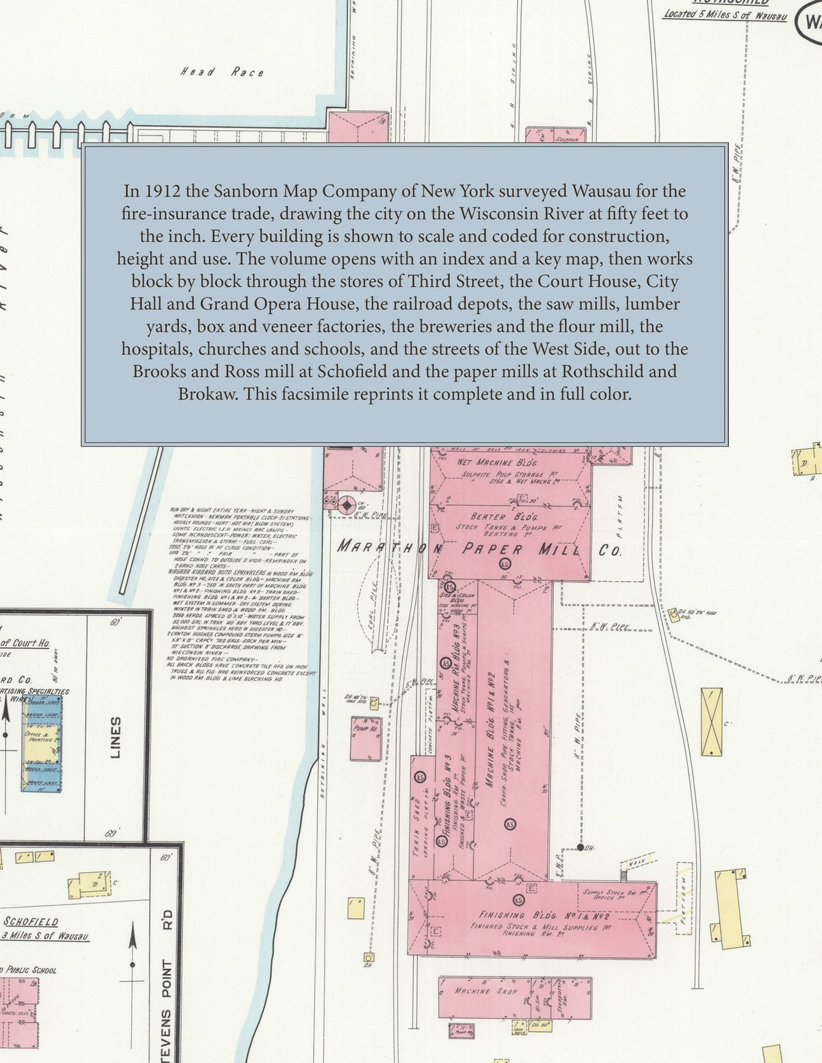 1912 Fire Insurance Maps and Atlas of Wausau, Wisconsin