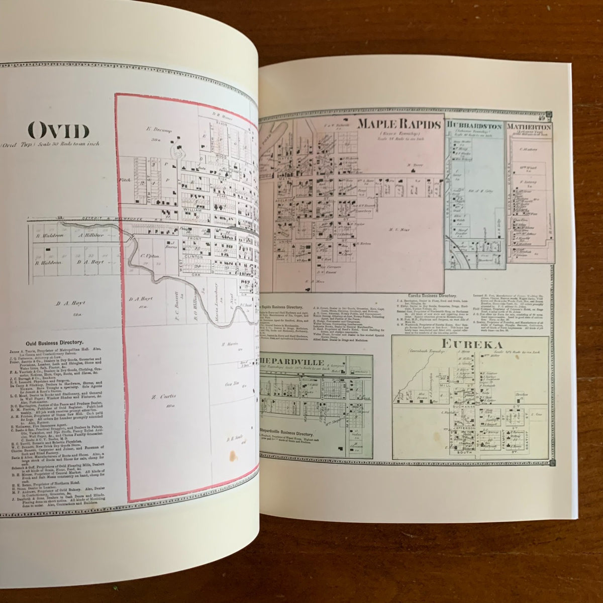 1873 Atlas of Clinton County, Michigan