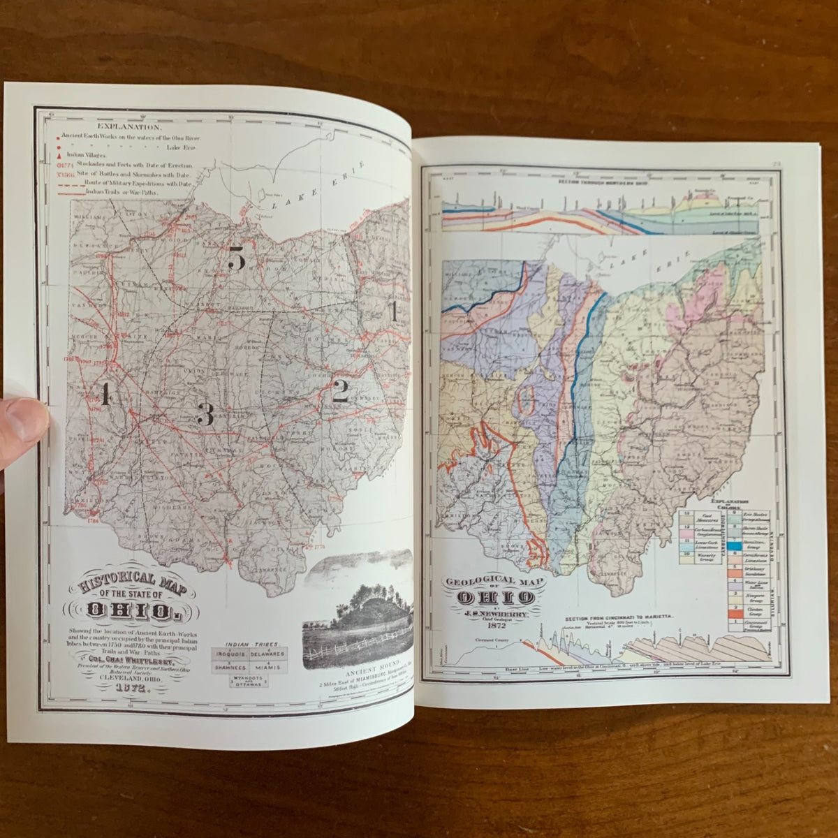 1872 New Topographical Atlas of the State of Ohio: County Maps of Ohio