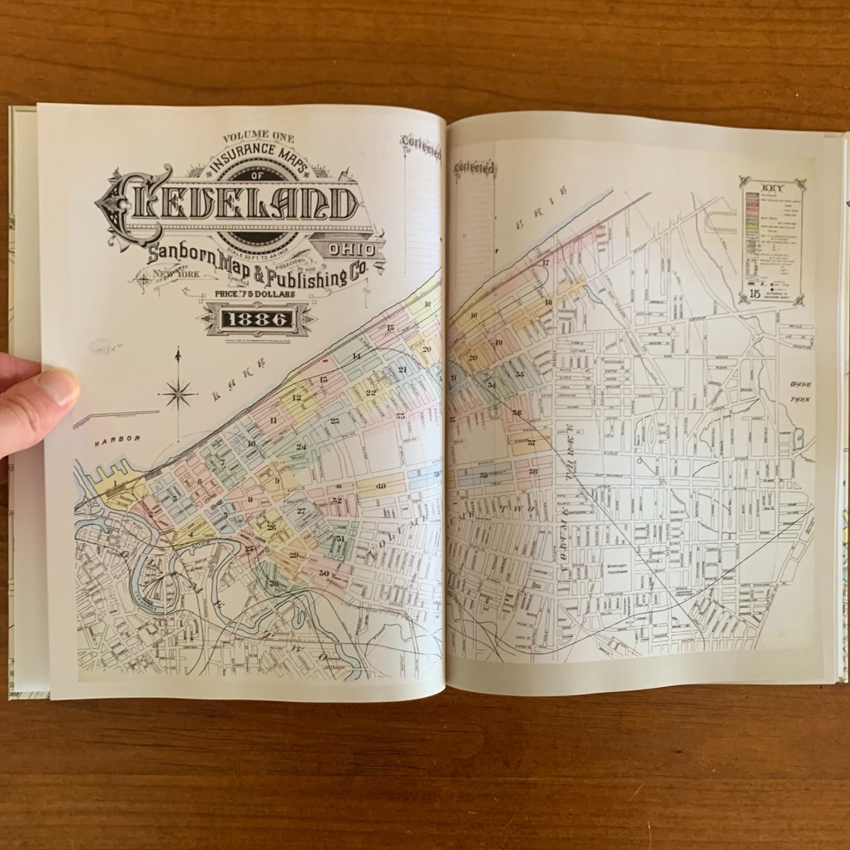 1886 Cleveland, Ohio Sanborn Fire Insurance Maps, Volume 1